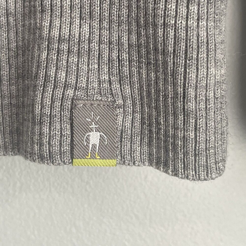 Smartwool Merino Wool Hoodie Sweater Women's Size S Gray Full Zip Pockets